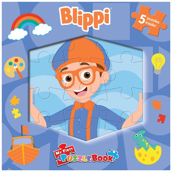 My First Puzzle Book: Moonbug Blippi