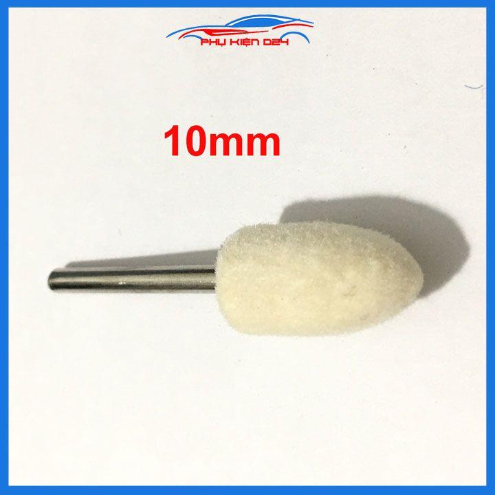 Đầu len trục 3mm đánh bóng kim loại, trang sức, viền điện thoại đầu trụ tròn nón