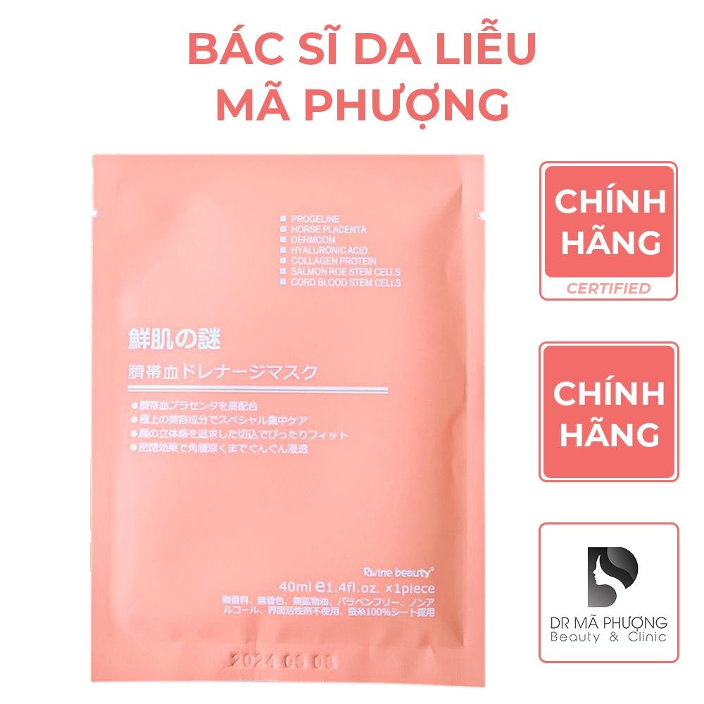 Mặt nạ nhau thai cừu Nhật Bản, mặt nạ giấy tăng sinh collagen - Hàng Chính Hãng (Combo 10 chiếc)