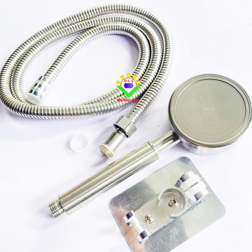 Bộ bát Sen tắm INOX SUS304 tăng áp 3 chế độ - Chỉnh 3 chế độ phun nước mạnh nhẹ