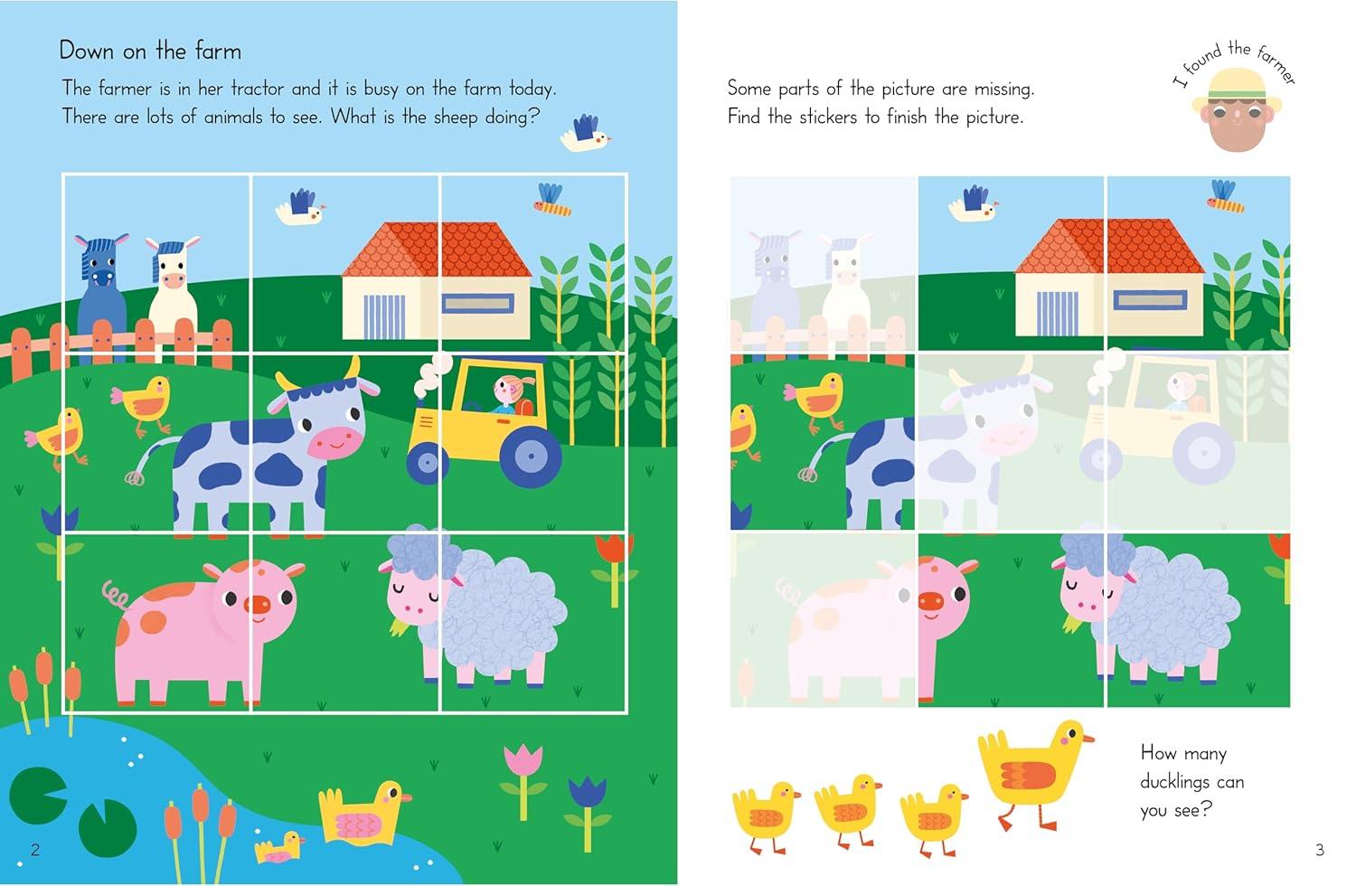 Sách ngoại văn: Little Hands Picture Matching - Farm