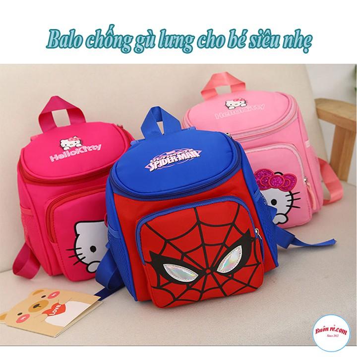 Balo Chống Gù Lưng Cho Bé Siêu Nhẹ Họa Tiết Hoạt Hình Đáng Yêu