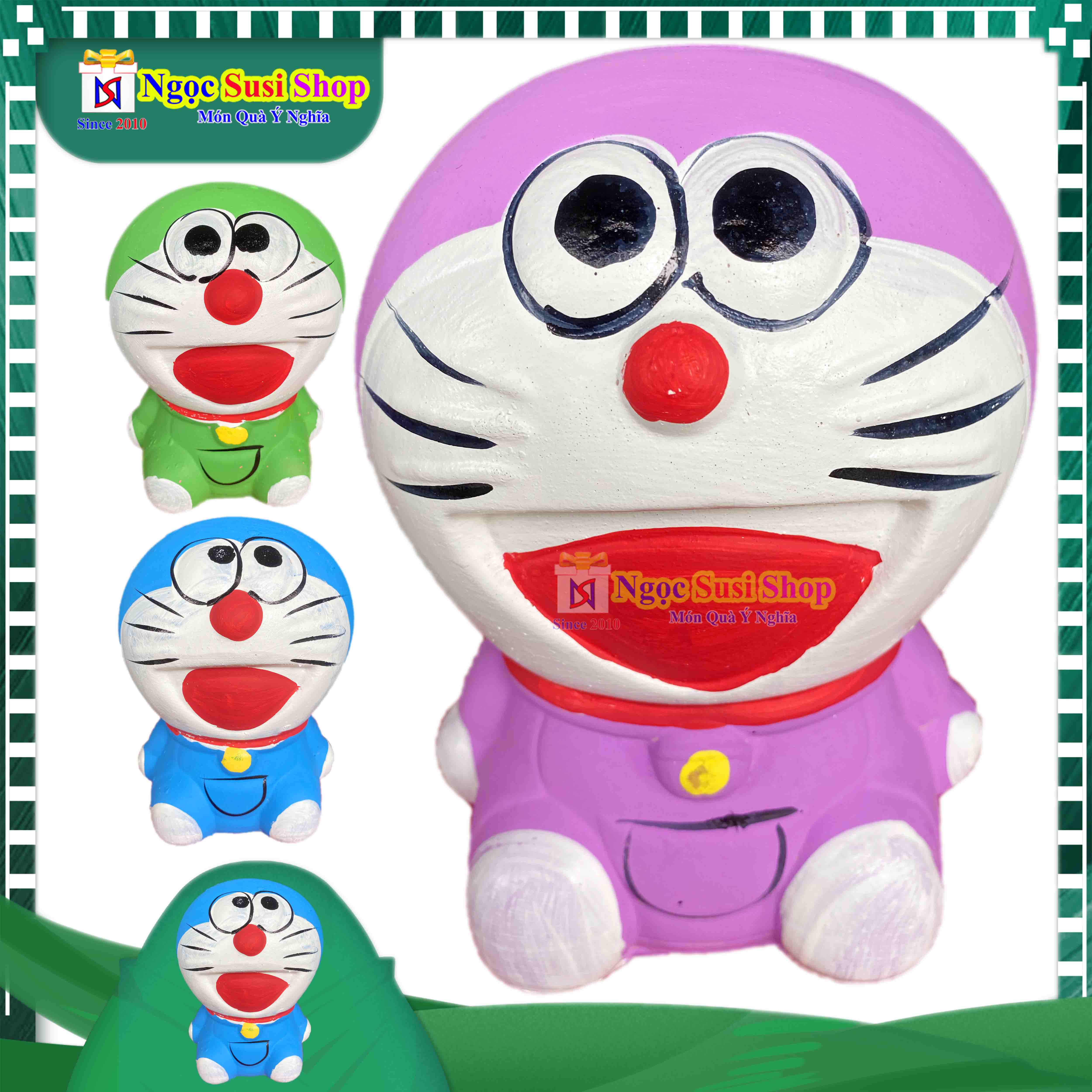 HEO ĐẤT DORAEMON DOREMON ĐÔRÊMON CHO BÉ ĐỂ DÀNH