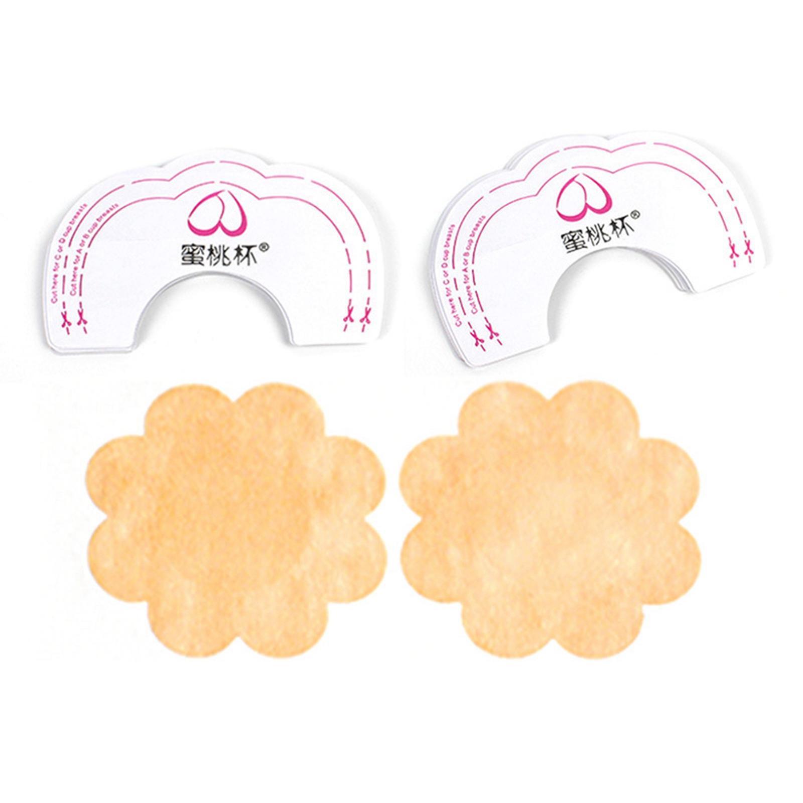 20 Pieces Nipples Cover Breast Pasties Disposable Pad for Anniversary Khaki