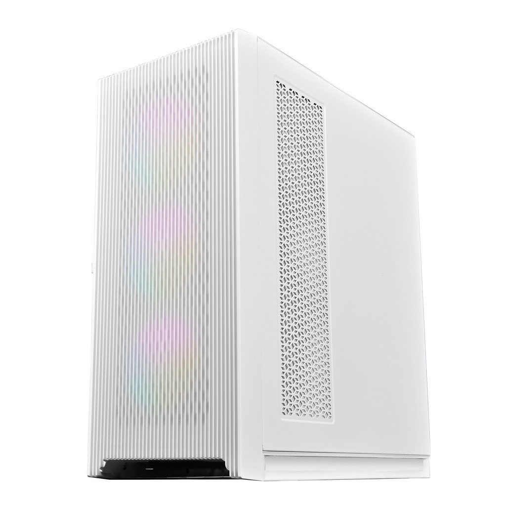 VỎ CASE MIK STORM 360 WHITE (NO FAN) - Hàng Chính Hãng