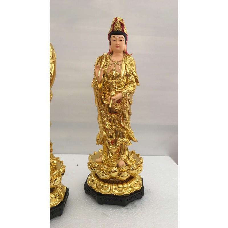 Tượng Phật bà Quan âm -Lẻ A di đà , Quan thế Âm bồ tát 47cm