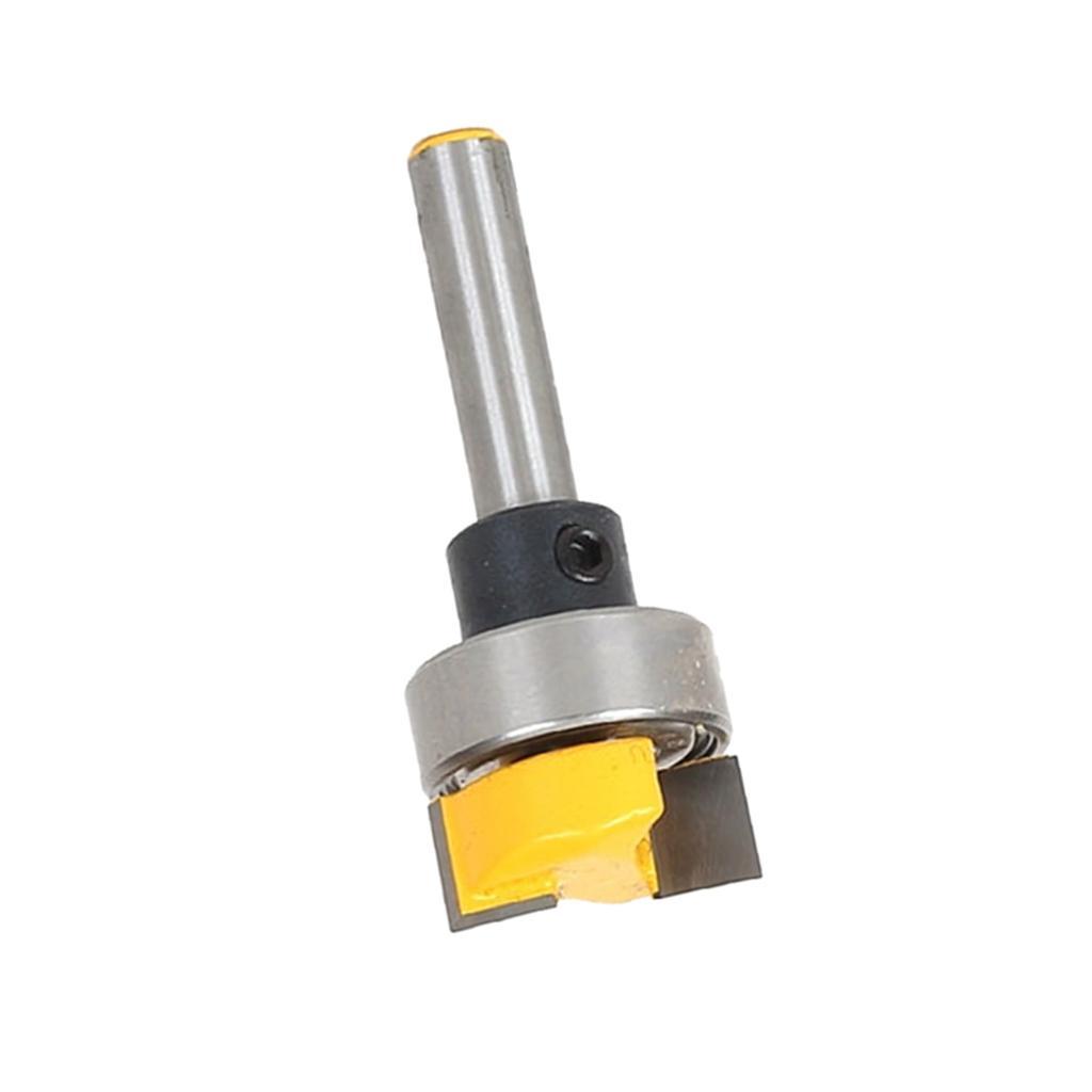 10X Carbide Flush Trim Router Bit - 1/4" Shank - Professional Woodworking Tools