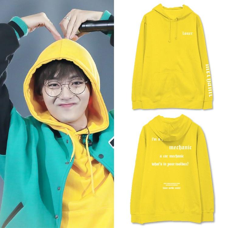 K Pop Kpop Kpop Quần Áo Nam/Nữ Áo Hoodie Dài Tay Áo Nỉ Chui Đầu Áo Nữ Harajuku Dạo Phố Hông hợp Trùm Đầu Cao Cấp