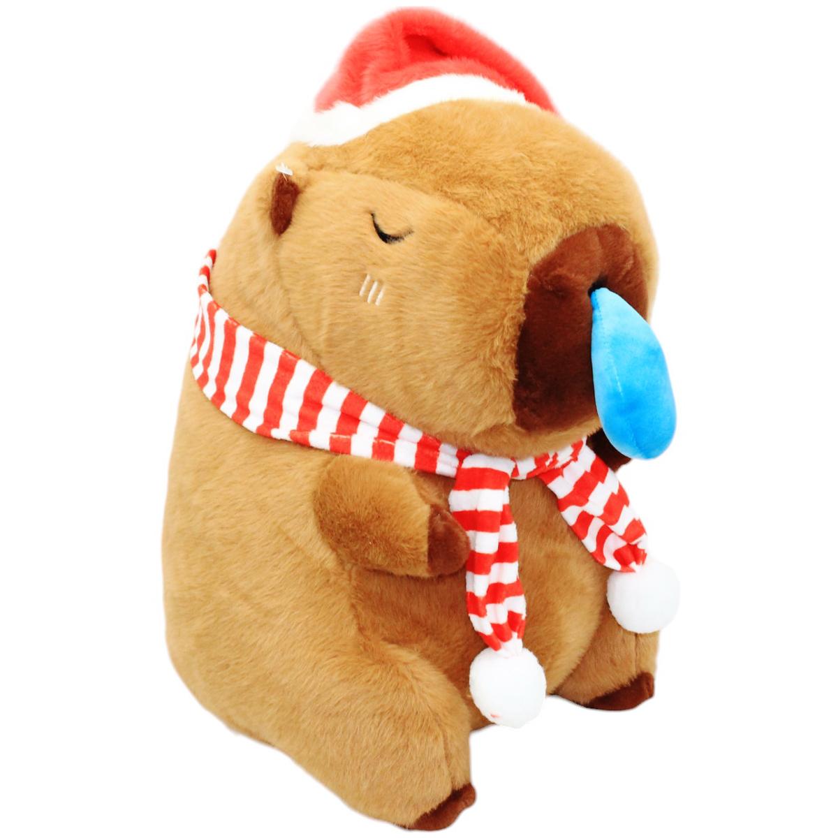 Thú Bông Capybara Noel Chảy Mũi 35 cm - ZooZoo 35380