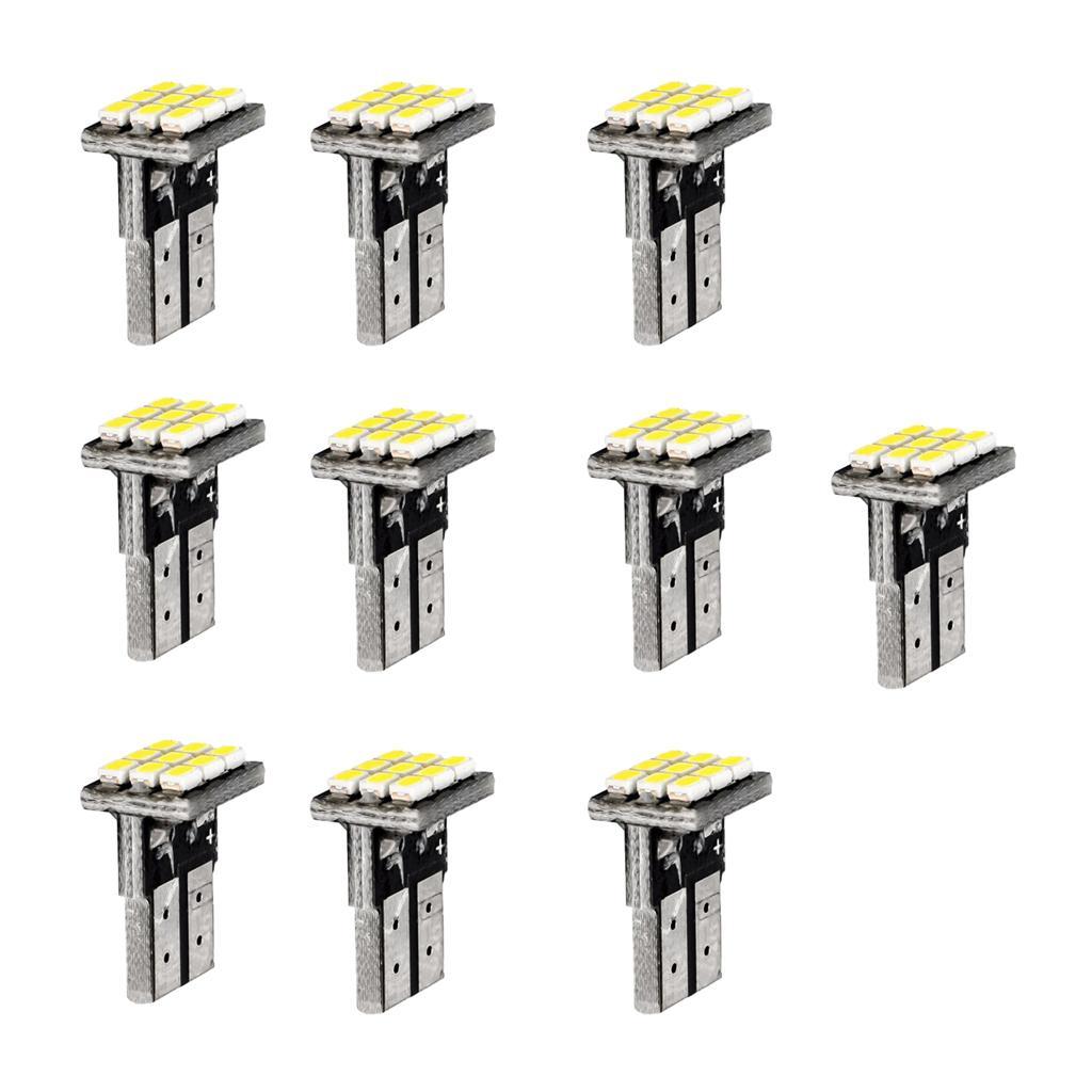 10X T10 1206 White LED Side Tail Lights Parking/ Light