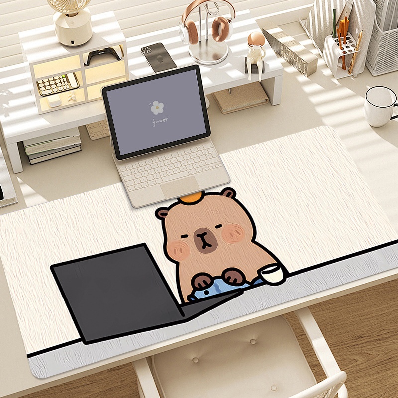 Miếng Lót Chuột MousePad Trải Bàn Nitendo Mèo Hacke Bí Ẩn Size Lớn_ Hàng chính hãng