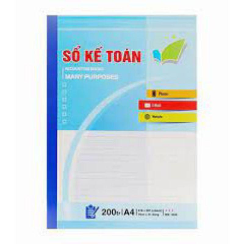 Sổ kế toán A4 200 trang Hải Tiến