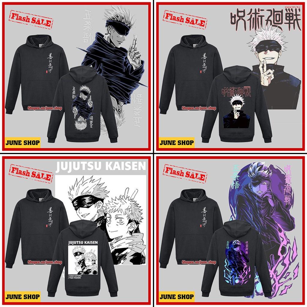 Áo Hoodie Jujutsu Kaisen, Áo Hoodie Anime in hình Gojo Satoru