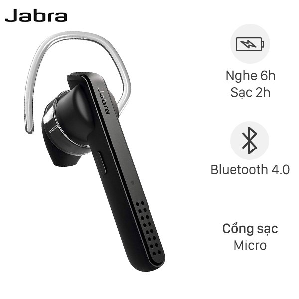 Tai nghe không dây Bluetooth JABRA TALK 45 - Hàng chính hãng