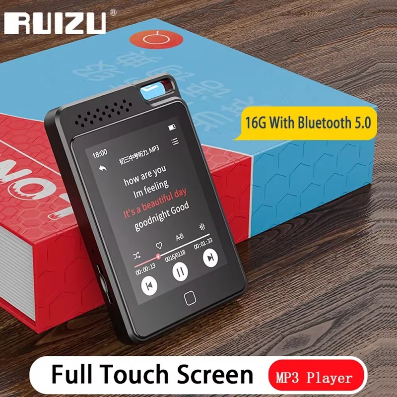 Máy Nghe Nhạc Hifi Di Động Có Loa Ngoài, Kết Nối Bluetooth 5.0, Kiểu Dáng Thể Thao Ruizu C1 Bộ Nhớ 32GB - Hàng Nhập Khẩu