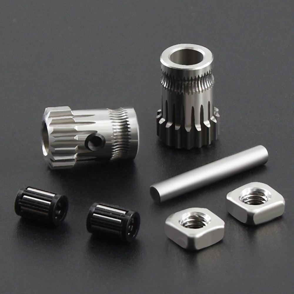 TWOTREES nhân bản BTech Dual Drive Drive Outruder nâng cấp 1.75mm TPU/TPE Dải linh hoạt E3D V6 MK8 cho Ender 3 V2 CR10