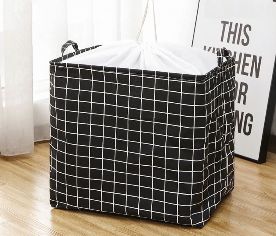 Sọt Vải Bố Canvas 100L Đựng Quần Áo Kiểu Nhật Sử Dụng Chất Liệu Bạt Chống Thấm dododios