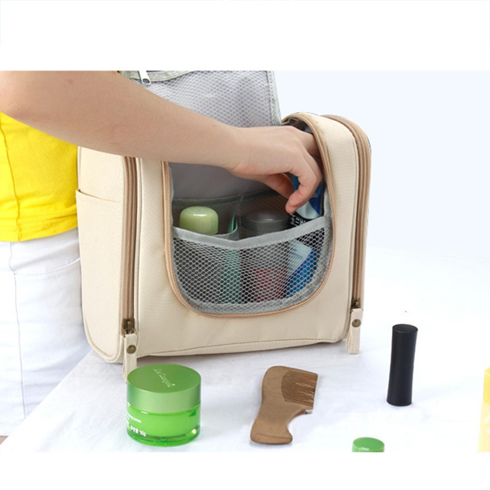 Túi đựng mỹ phẩm thiết kế thời trang,Khóa kéo đóng hai chiều,Lớp sơn chống nước bên ngoài