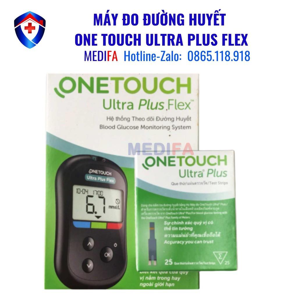 Máy Đo Đường Huyết OneTouch Ultra Plus Flex Trọn Bộ Cho Kết Quả Nhanh Chóng, Chính Xác 99%, Bảo Hành Trọn Đời