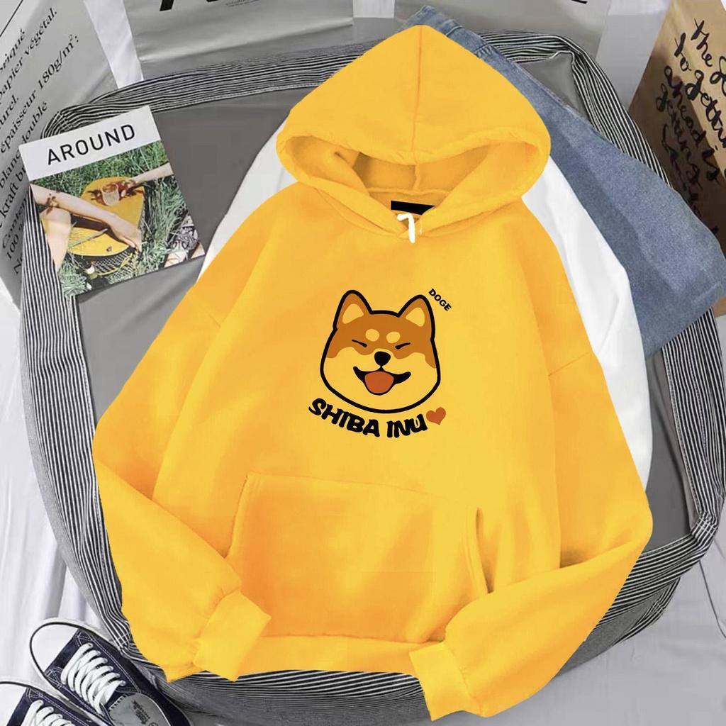 Áo Hoodie UNISEX in hình cún dễ thương