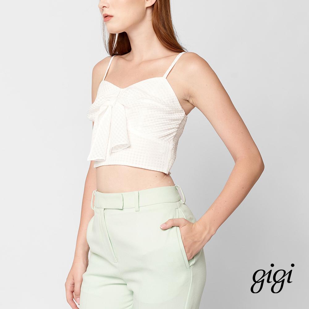 GIGI - Áo croptop nữ hai dây Ruffle Tie Camisole G1201T211205-00