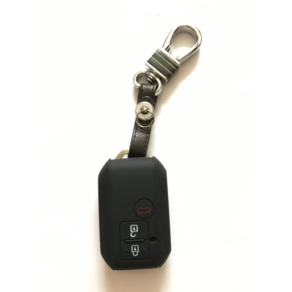 Bao silicon bảo vệ chìa khoá smartkey SUZUKI Swift Vitara Ertiga 2 nút bấm