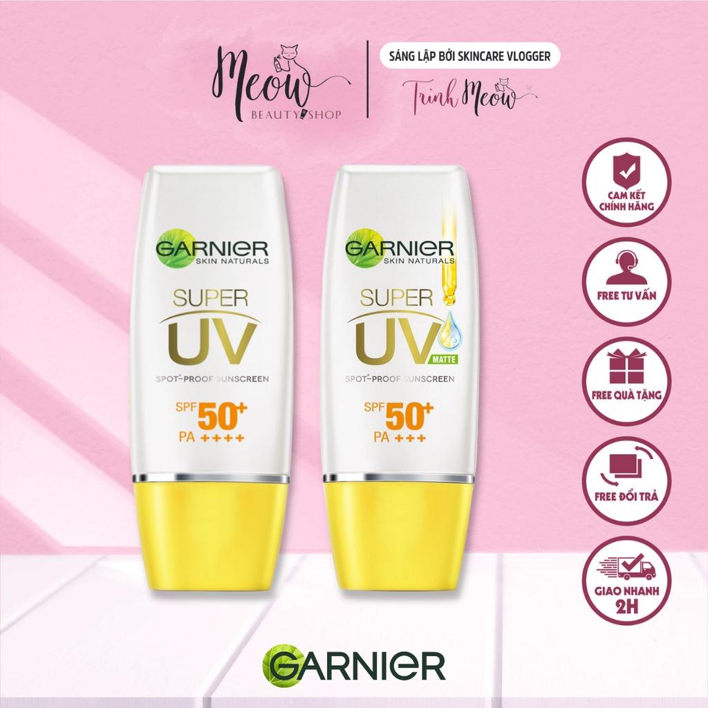 Kem chống nắng Garnier sáng da Light Complete Super UV Natural 30ml