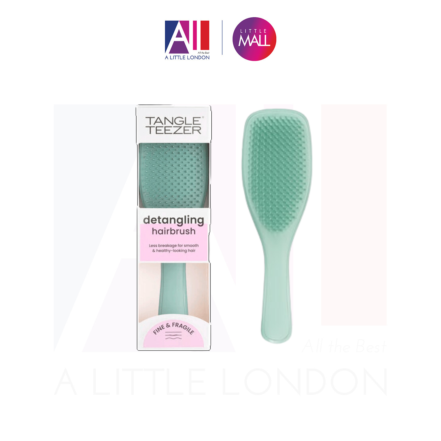 Lược chải tóc ướt giảm gãy rụng Tangle Teezer The Ultimate Detangler - Marine Teal Size M