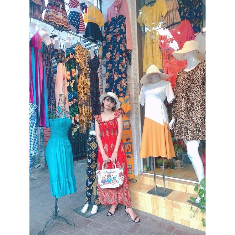 Đầm maxi cánh tiên