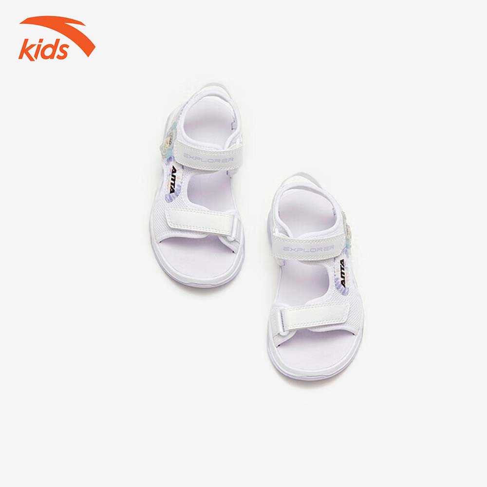 Sandals thời trang thể thao bé gái Anta Kids siêu nhẹ, quai dán tiện lợi, thoáng khí W322329971