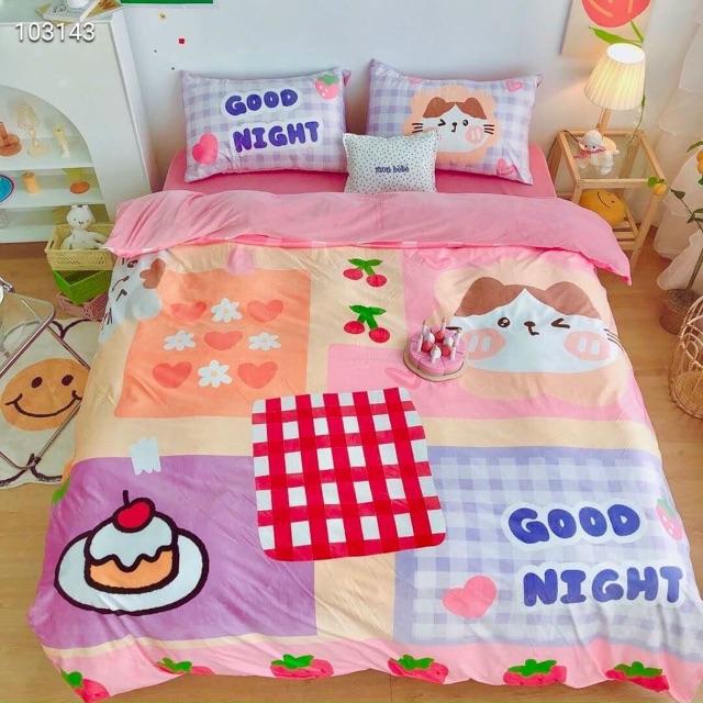 Set Nỉ Nhung CảToon 5D Hàng Nhập Khẩu Cao Cấp 4 Món Dành cho Bé Hình Ngộ Nghĩnh