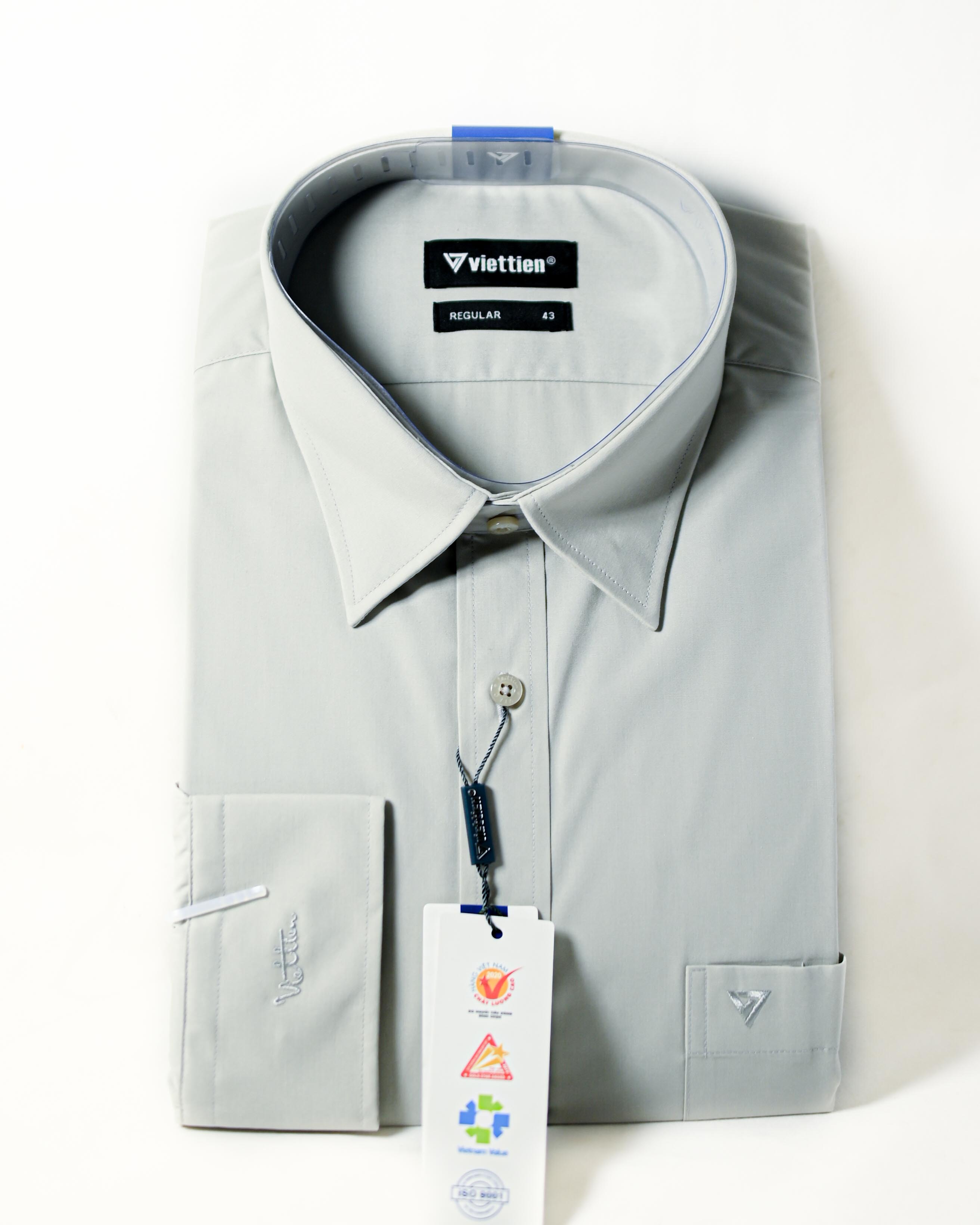 Áo sơ mi nam Việt Tiến tay dài