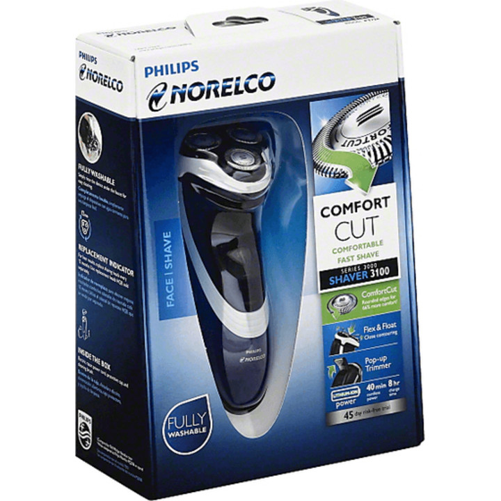 Máy cạo râu khô và ướt cao cấp Philips Norelco PT724/41 tích hợp hệ thống lưỡi cạo Super Lift & Cut, đầu Flex & Float điều chỉnh theo đường cong khuân mặt và cổ - Hàng Nhập Khẩu