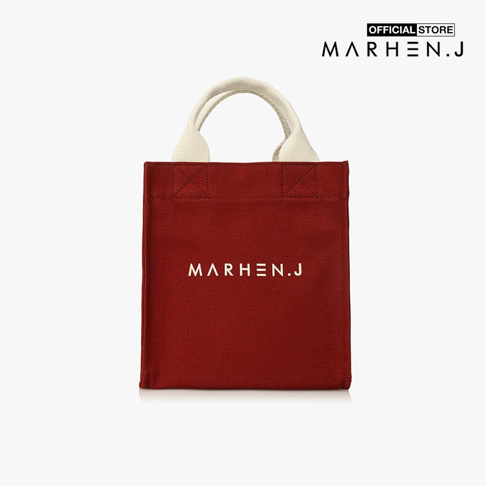 Marhen.J - Túi đeo vai chữ nhật vải bố Ricky Mini MJ19ARCKMN-WI