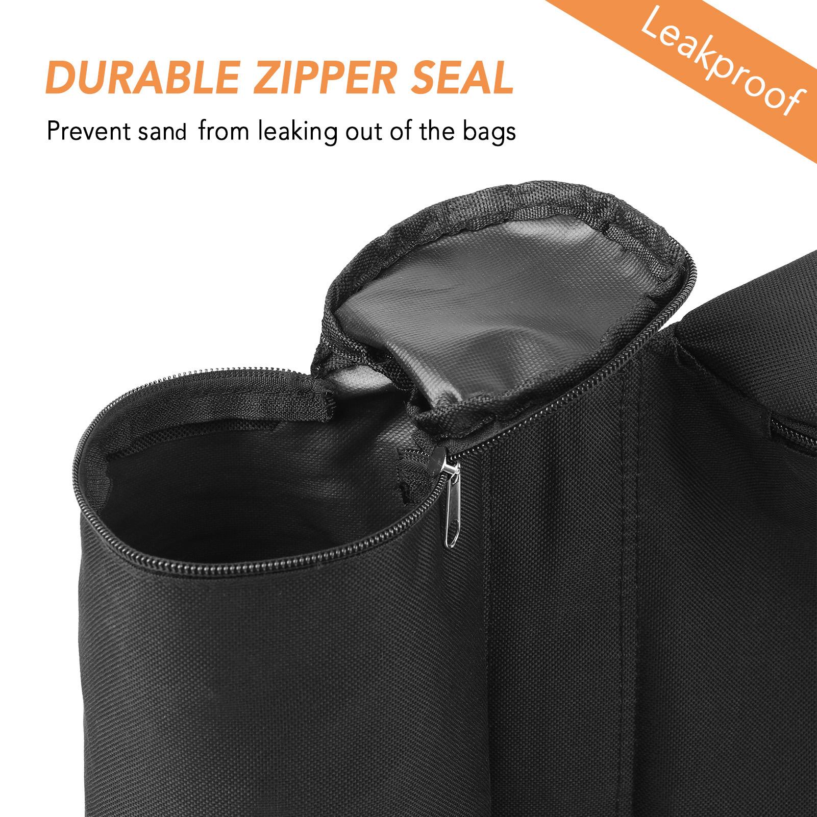 4pcs Sand Weight Bags Leg Weights for Pop up Canopy Tent Sun Shades Umbrella Trampolines Weighted Feet Bag