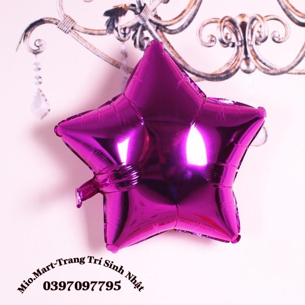Bóng Ngôi Sao Tráng Nhôm Nhiều Màu Đủ Size, Bóng Trang Trí Sinh Nhật Dễ Sử Dụng BB78