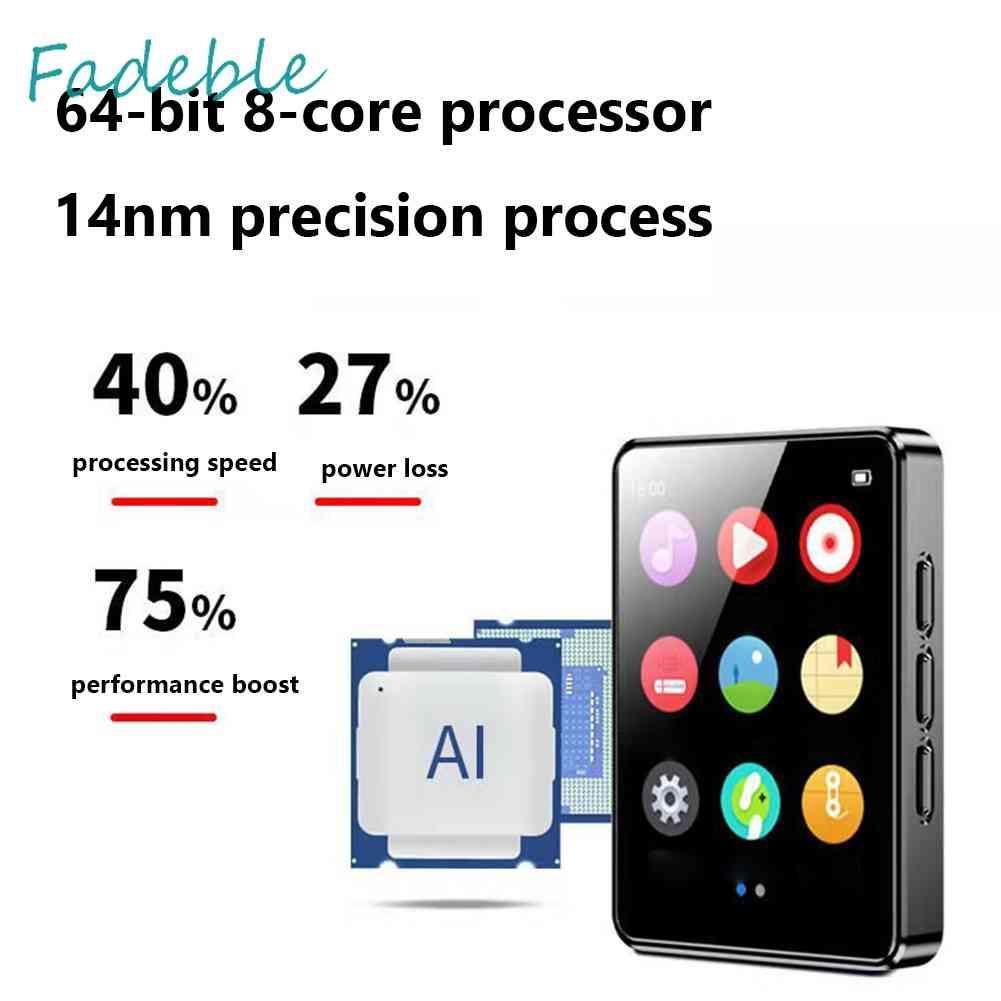 Máy Nghe Nhạc MP3 MP4 HiFi Bluetooth 4.0 1.8 inch E-Book Ghi Âm Và Phụ Kiện