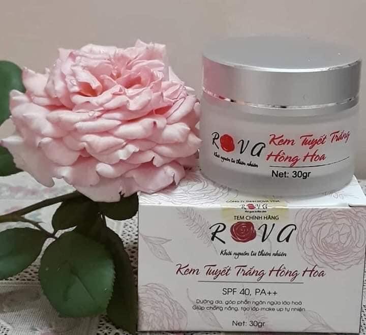 Kem nền dưỡng da và chống nắng Rova 3in1 độ SPF 40 PA ++, không bết rít, dưỡng trắng, phù hợp mọi loại da và da dầu