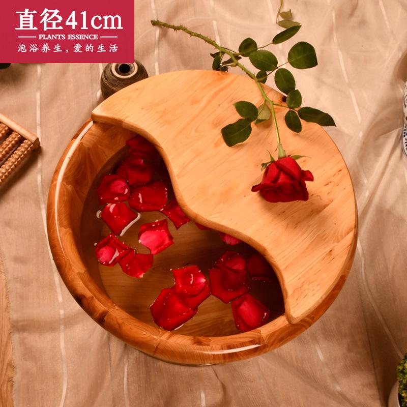 Phong cách mới nhất của nhà gỗ tuyết tùng thùng ngâm chân đôi phòng làm móng chân thùng ngâm chân thương mại thùng ngâm chân bằng gỗ rắn thùng ngâm chân