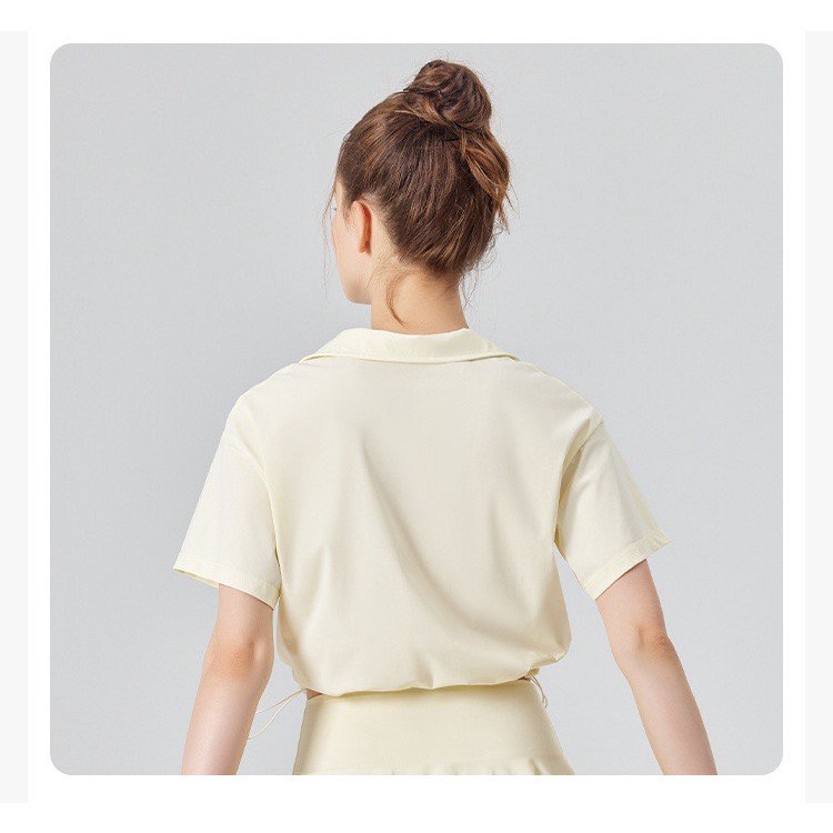 Áo pull thể thao siêu nhẹ, nhanh khô ngắn tay cho nữ