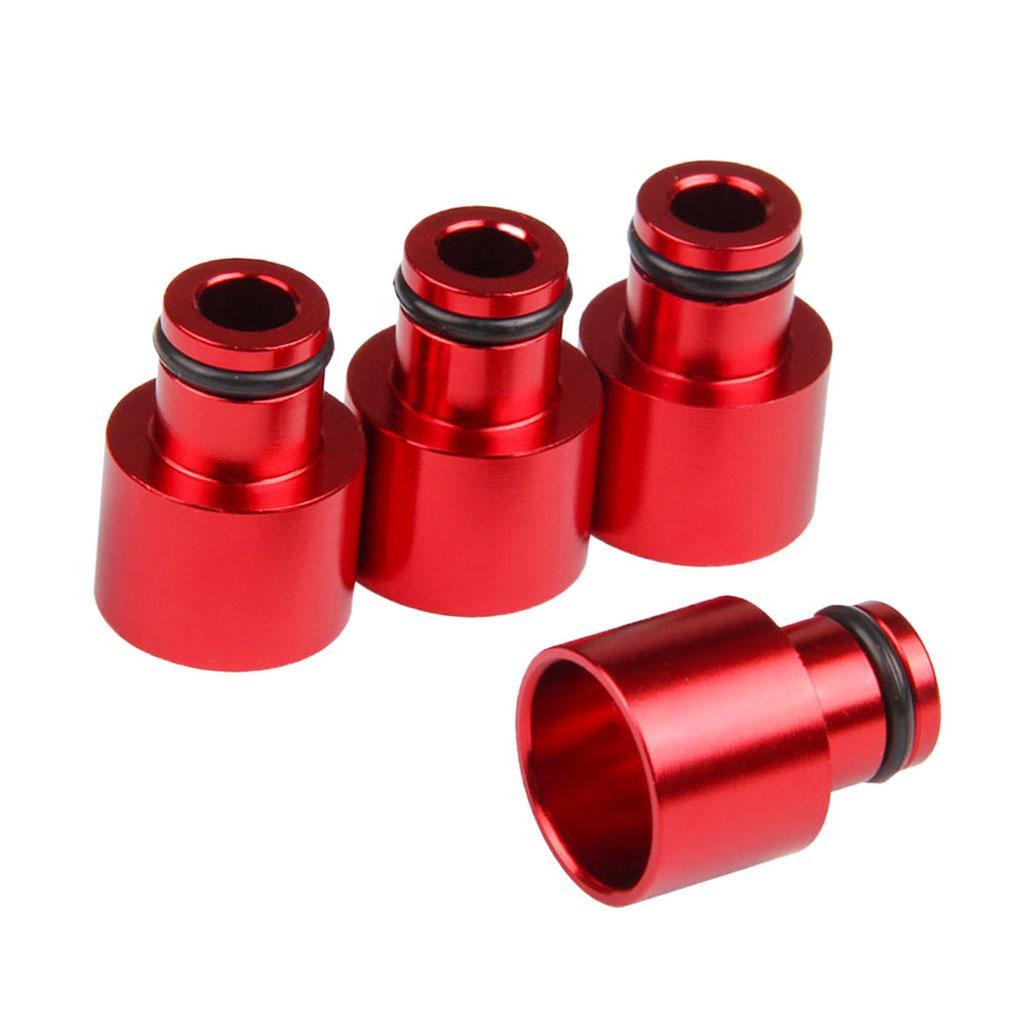 8pcs Fuel Injector Adapters Replace for Car Blue Red