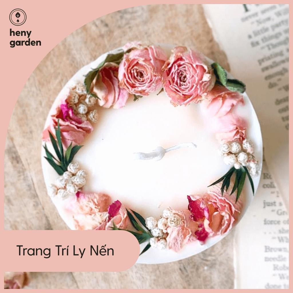 Hoa Trang Trí Nến Thơm Decor Nguyên Liệu Tự Làm Nến Tại Nhà (Nhiều Phân Loại) Heny Garden