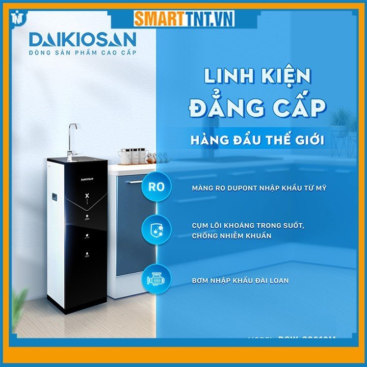 Máy lọc nước RO Daikiosan X-Guard DSW-32010M in 2D - Hàng Chính Hãng