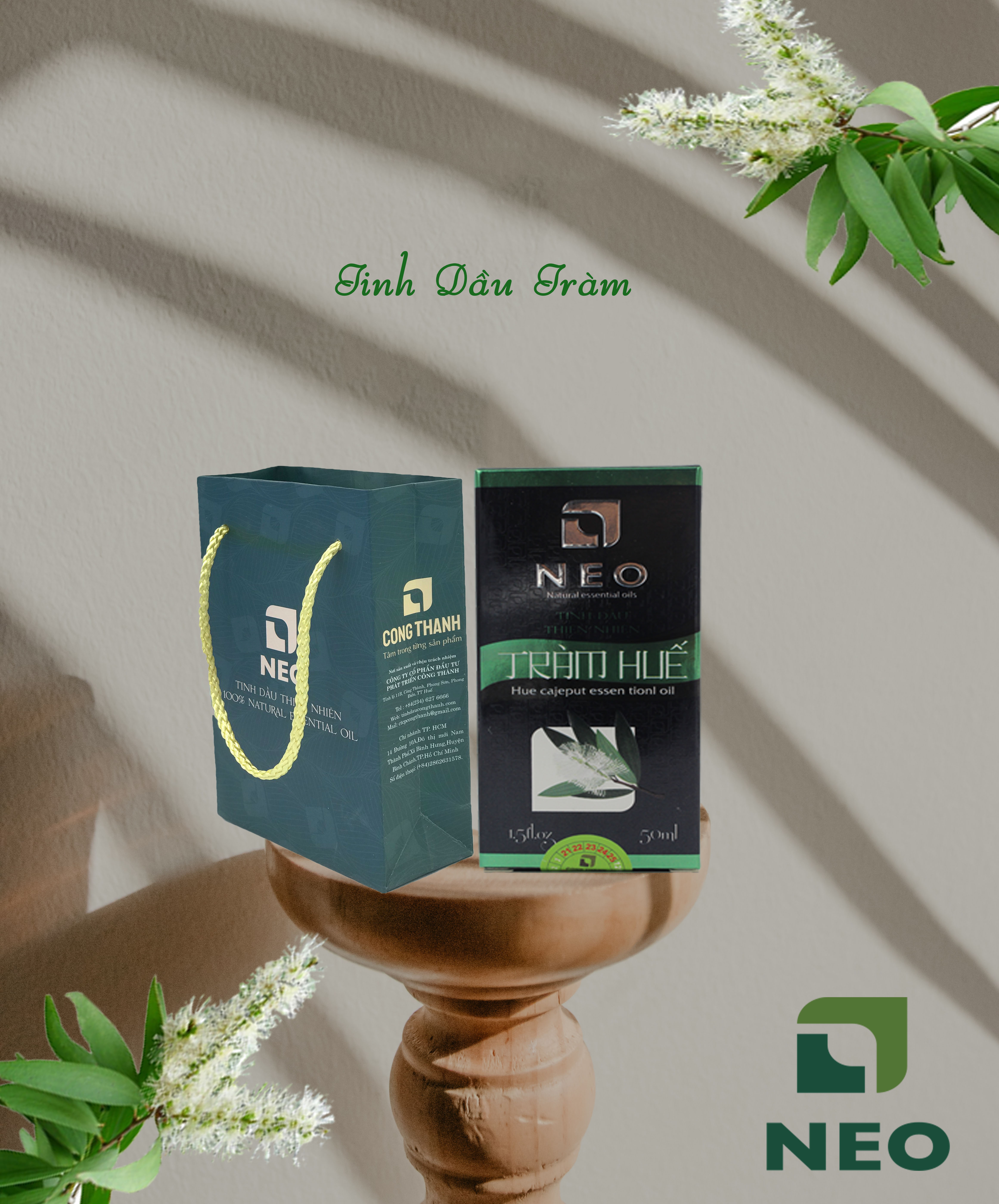 Tinh Dầu Thiên Nhiên Tràm Huế NEO 10ml