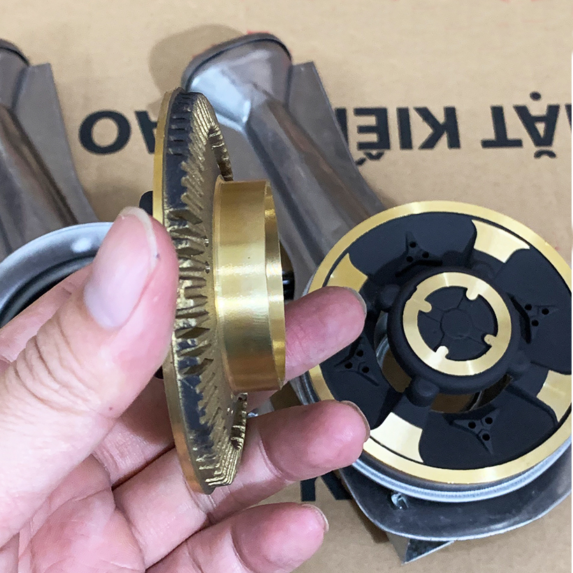 Mâm đầu đốt bếp gas sen chia lửa chén đồng loại lớn 82 Fujishi - Hàng chính hãng