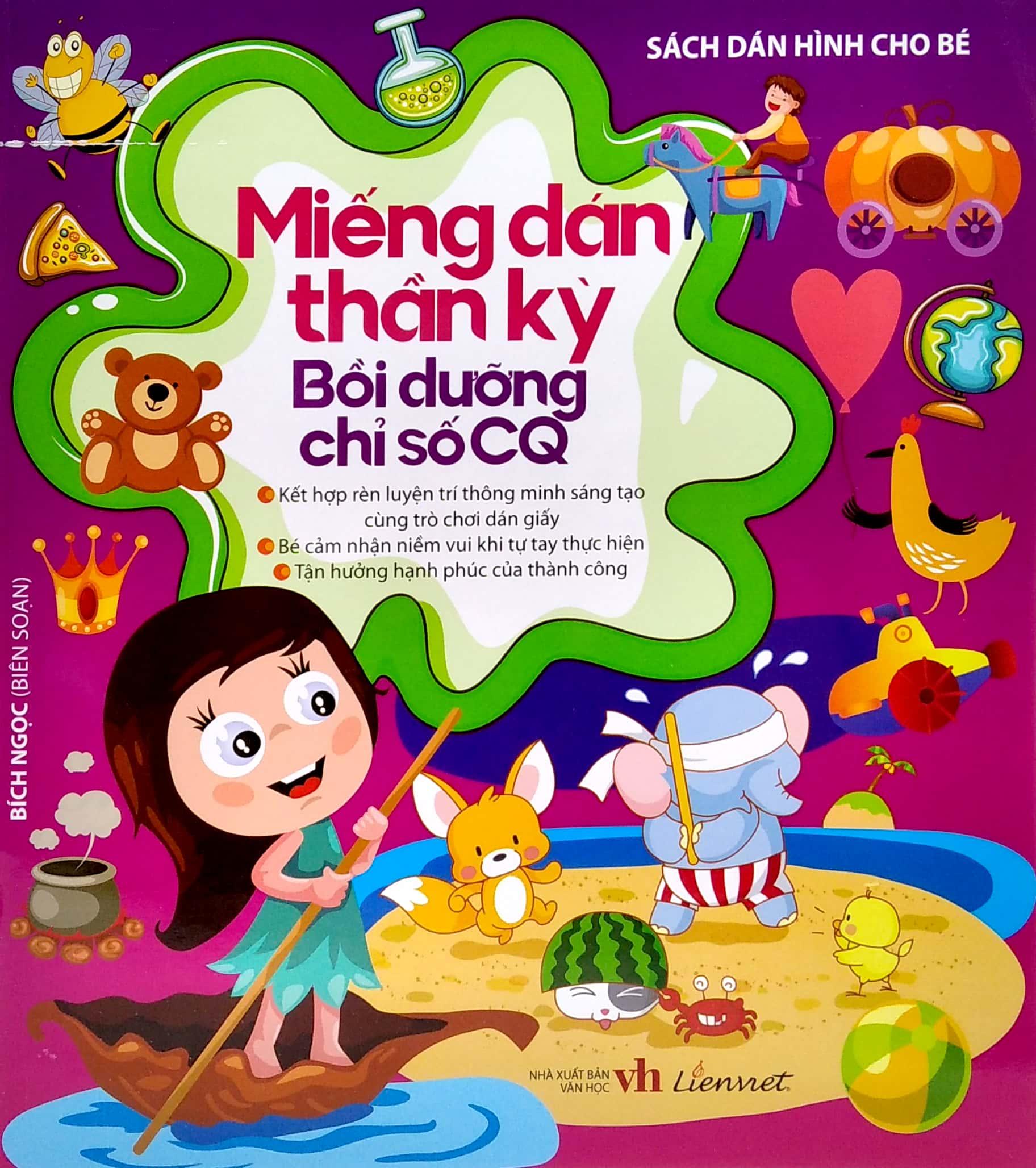 Sách Dán Hình Cho Bé - Miếng Dán Thần Kỳ - Bồi Dưỡng Chỉ Số CQ