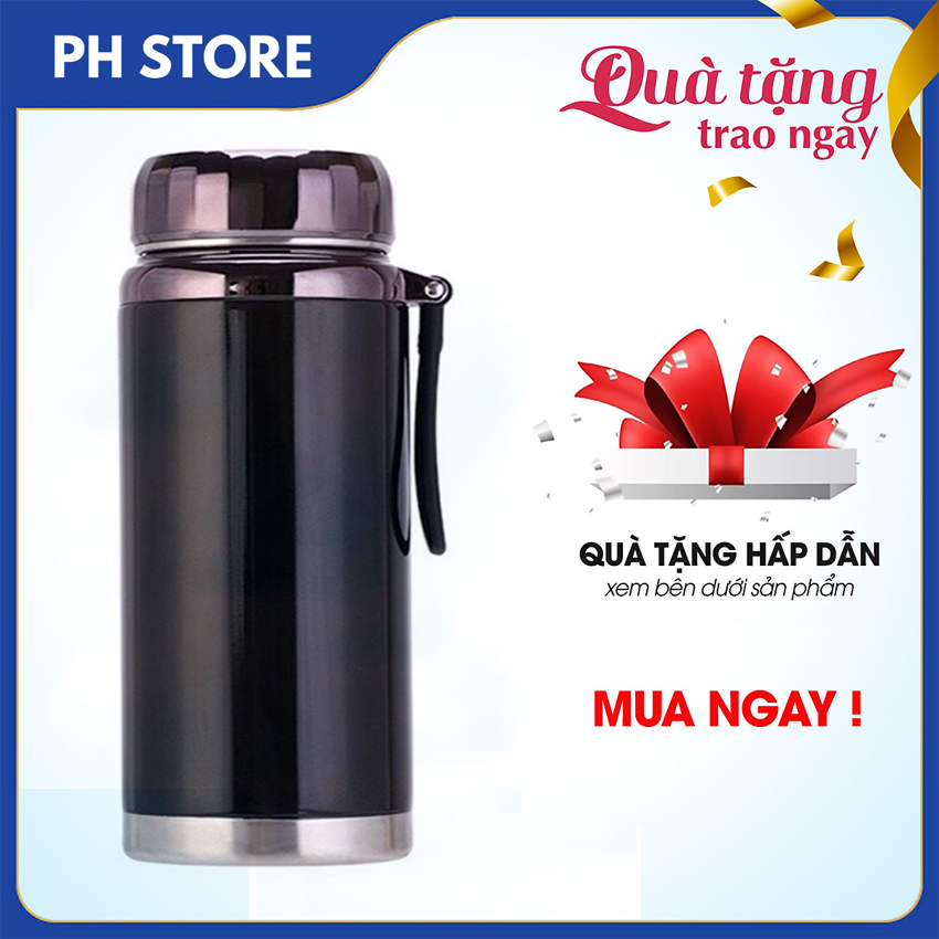 Bình Giữ Nhiệt Inox Kim Cương Cao Cấp 600ML - 1500ML, Giữ Nóng &amp; Giữ Lạnh, Giữ Nhiệt Rất Tốt Và Hiệu Quả