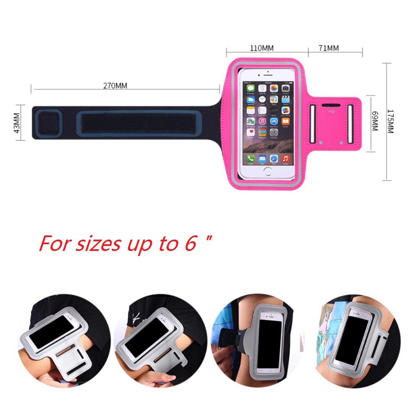 Running Cell Phone Armband white