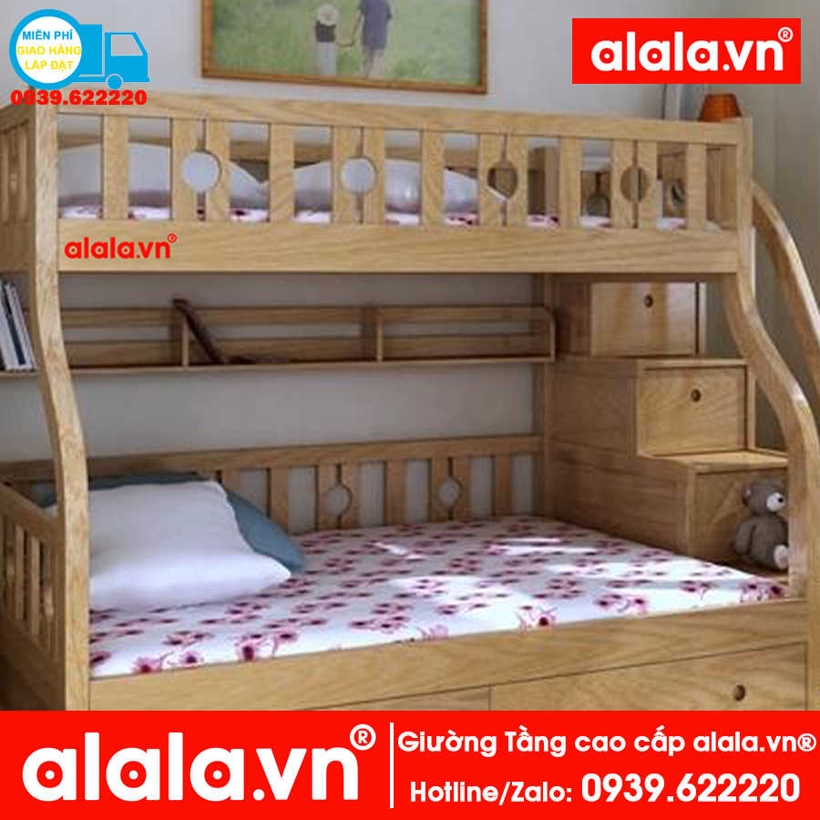 Giường tầng ALALA114 cao cấp - Thương hiệu alala.vn - Za.lo: 0939.622220