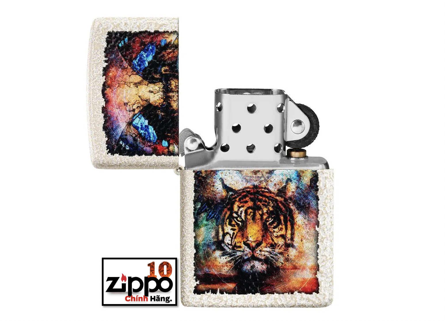 Bật lửa Zippo 49579 Tiger Design - Chính hãng 100%